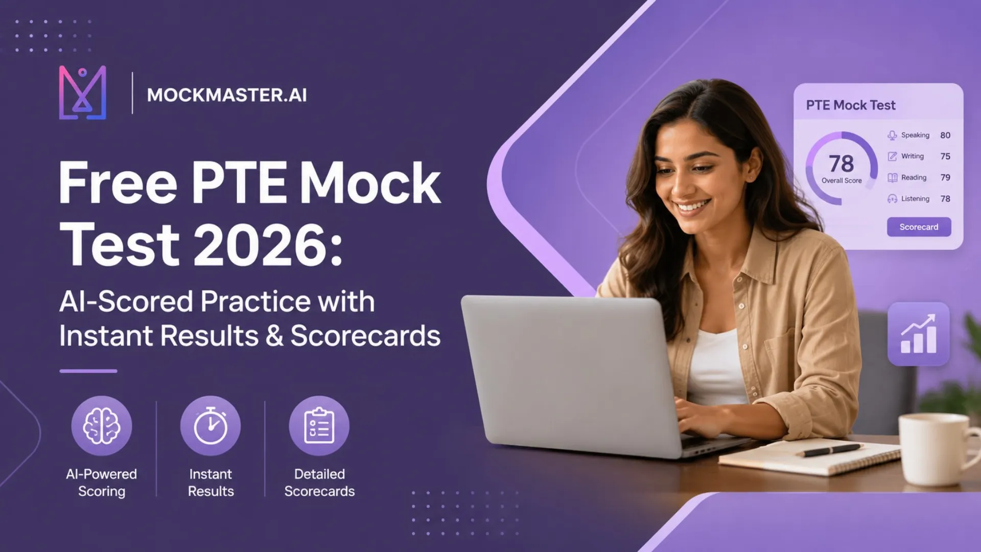 Free PTE Mock Test 2026: AI-Scored Practice with Instant Results & Scorecards